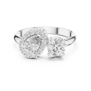 Toi et Moi Halo Ring