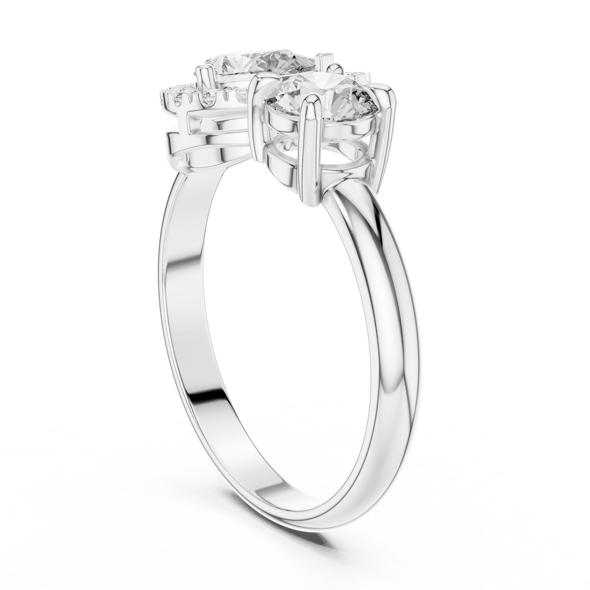 Toi et Moi Halo Ring