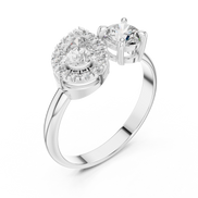 Toi et Moi Halo Ring