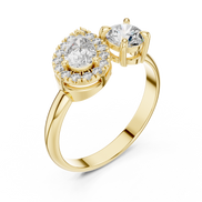 Toi et Moi Halo Ring