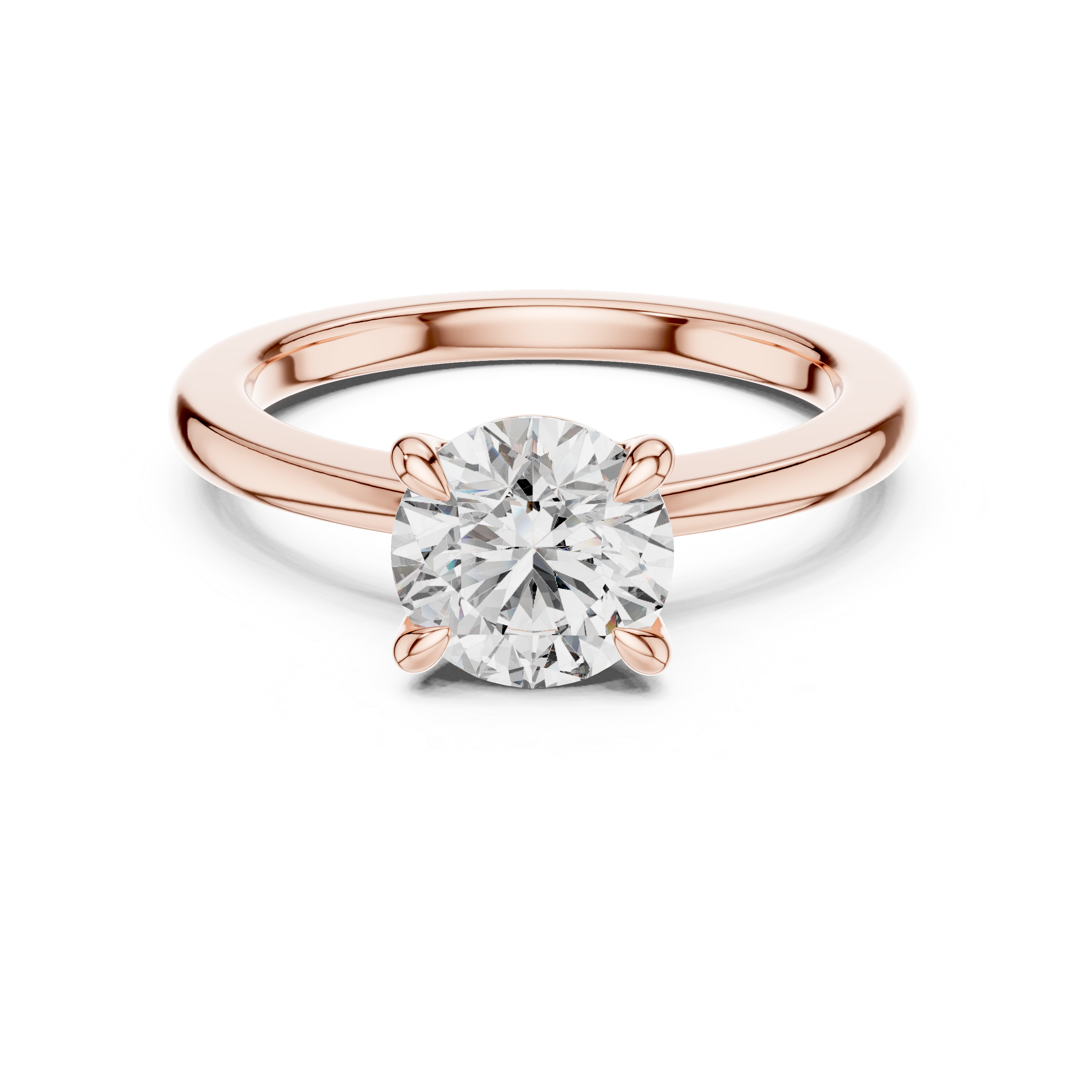 Round Brilliant Solitaire Ring