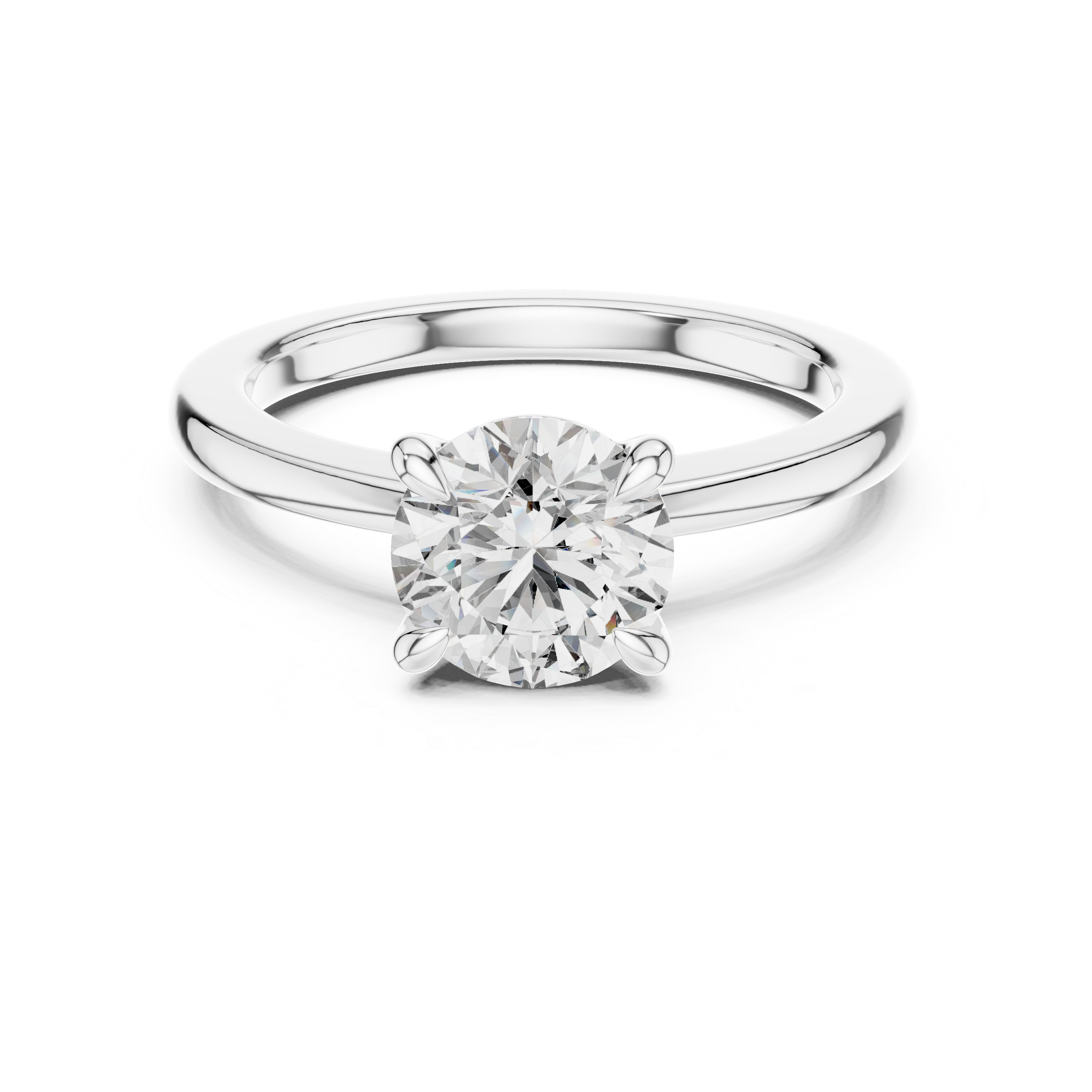 Round Brilliant Solitaire Ring