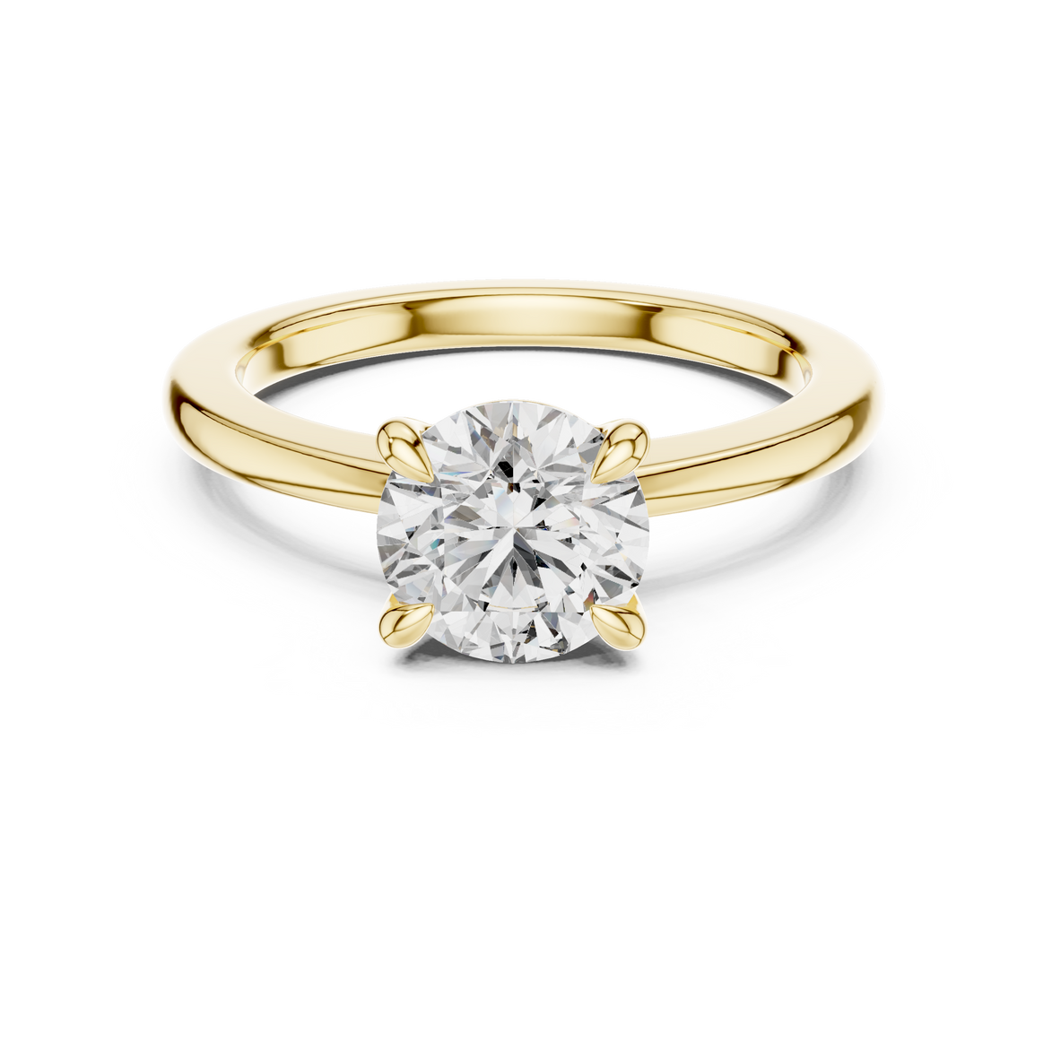 Round Brilliant Solitaire Ring