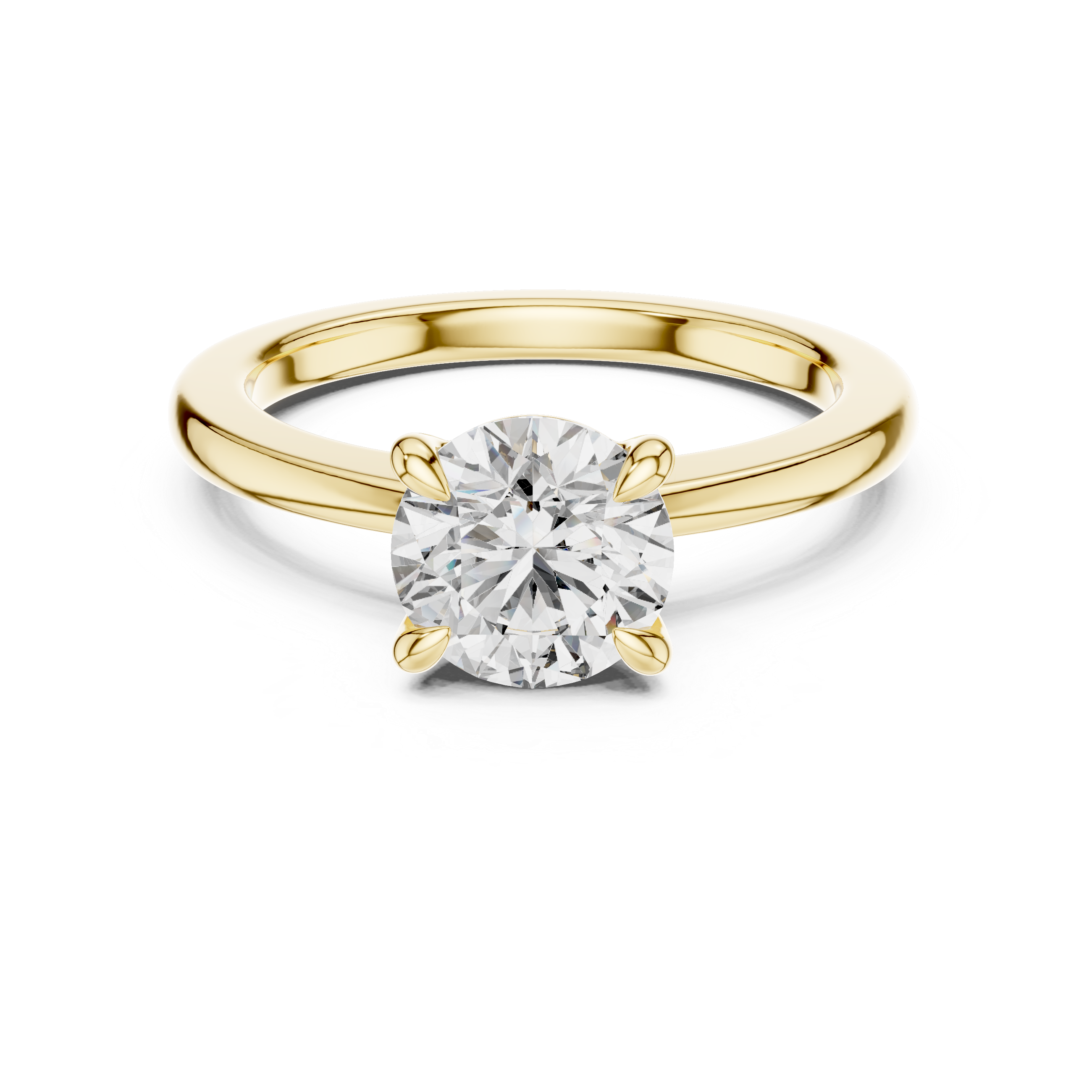 Round Brilliant Solitaire Ring