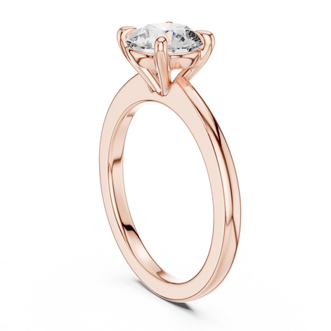 Round Brilliant Solitaire Ring