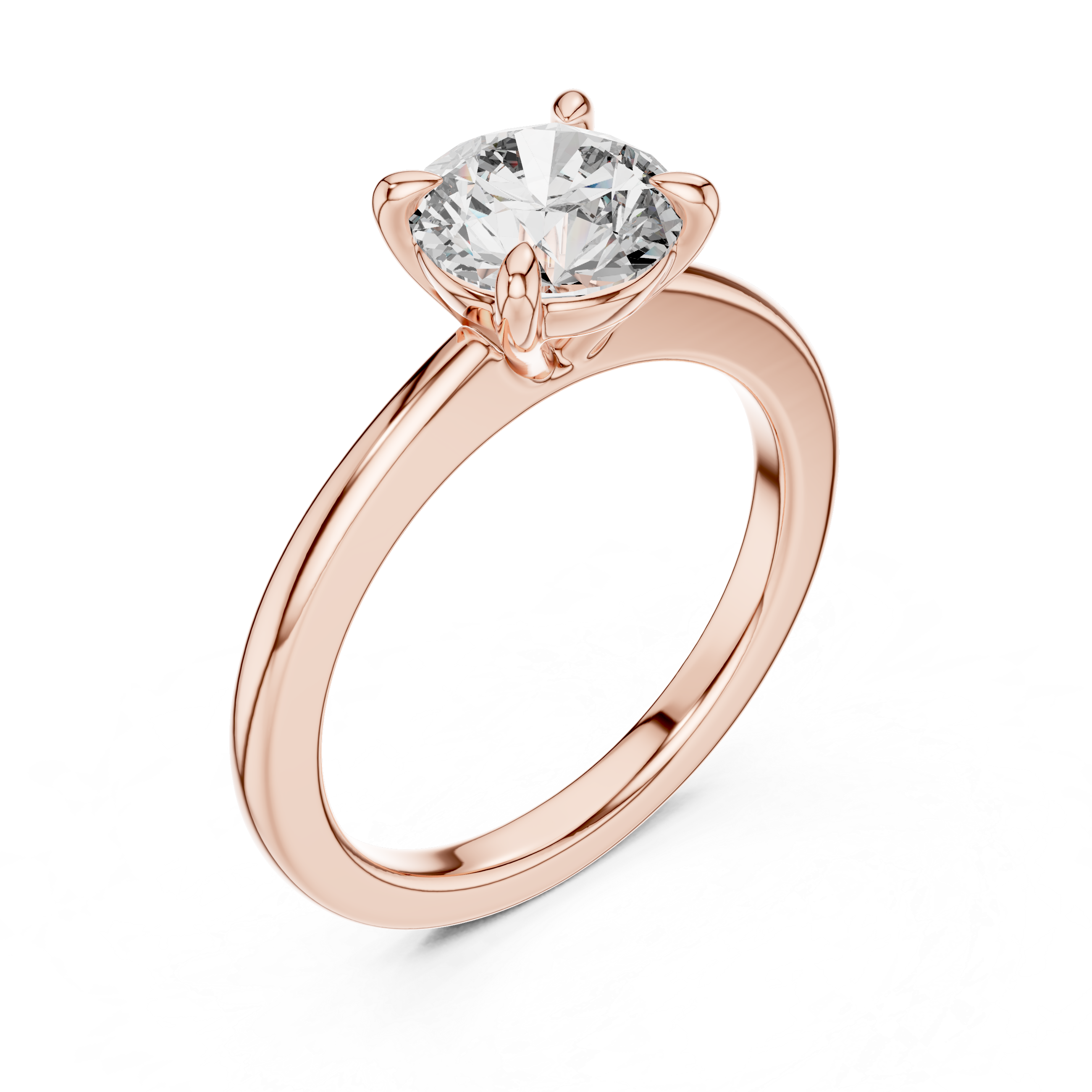 Round Brilliant Solitaire Ring