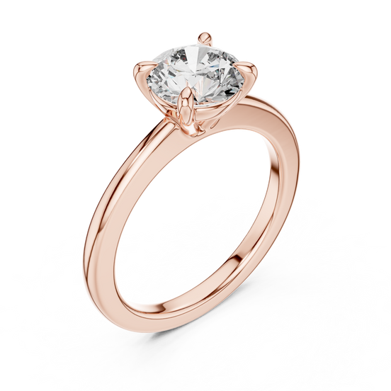 Round Brilliant Solitaire Ring