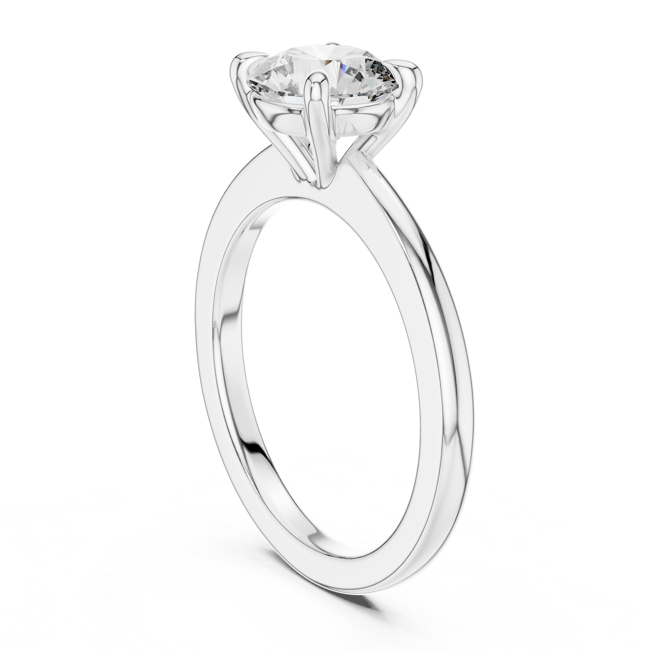 Round Brilliant Solitaire Ring