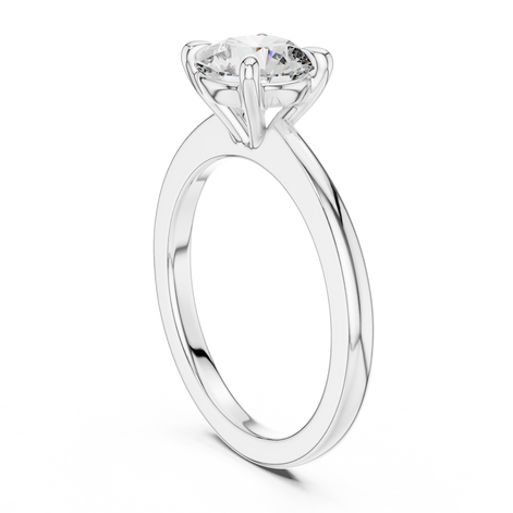 Round Brilliant Solitaire Ring