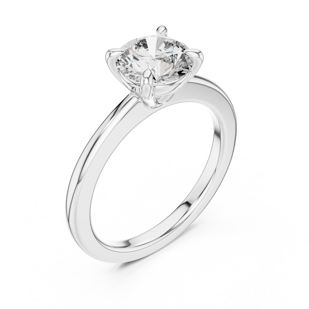Round Brilliant Solitaire Ring
