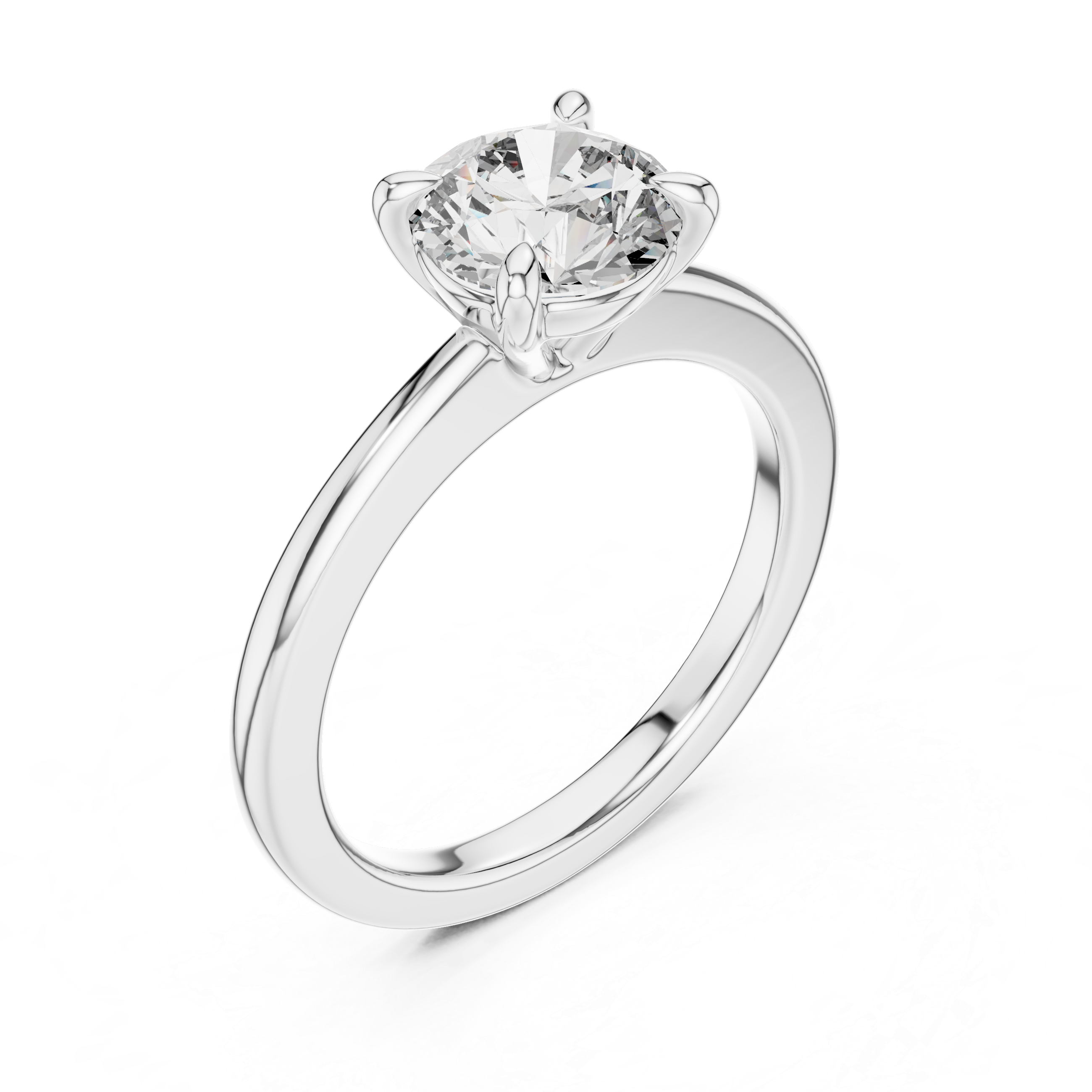 Round Brilliant Solitaire Ring