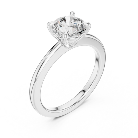 Round Brilliant Solitaire Ring
