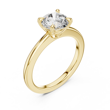 Round Brilliant Solitaire Ring