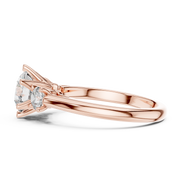 Oval Three-Stone Ring