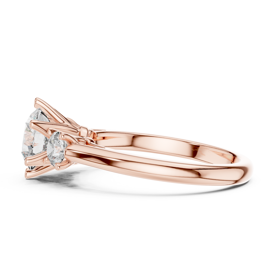 Oval Three-Stone Ring