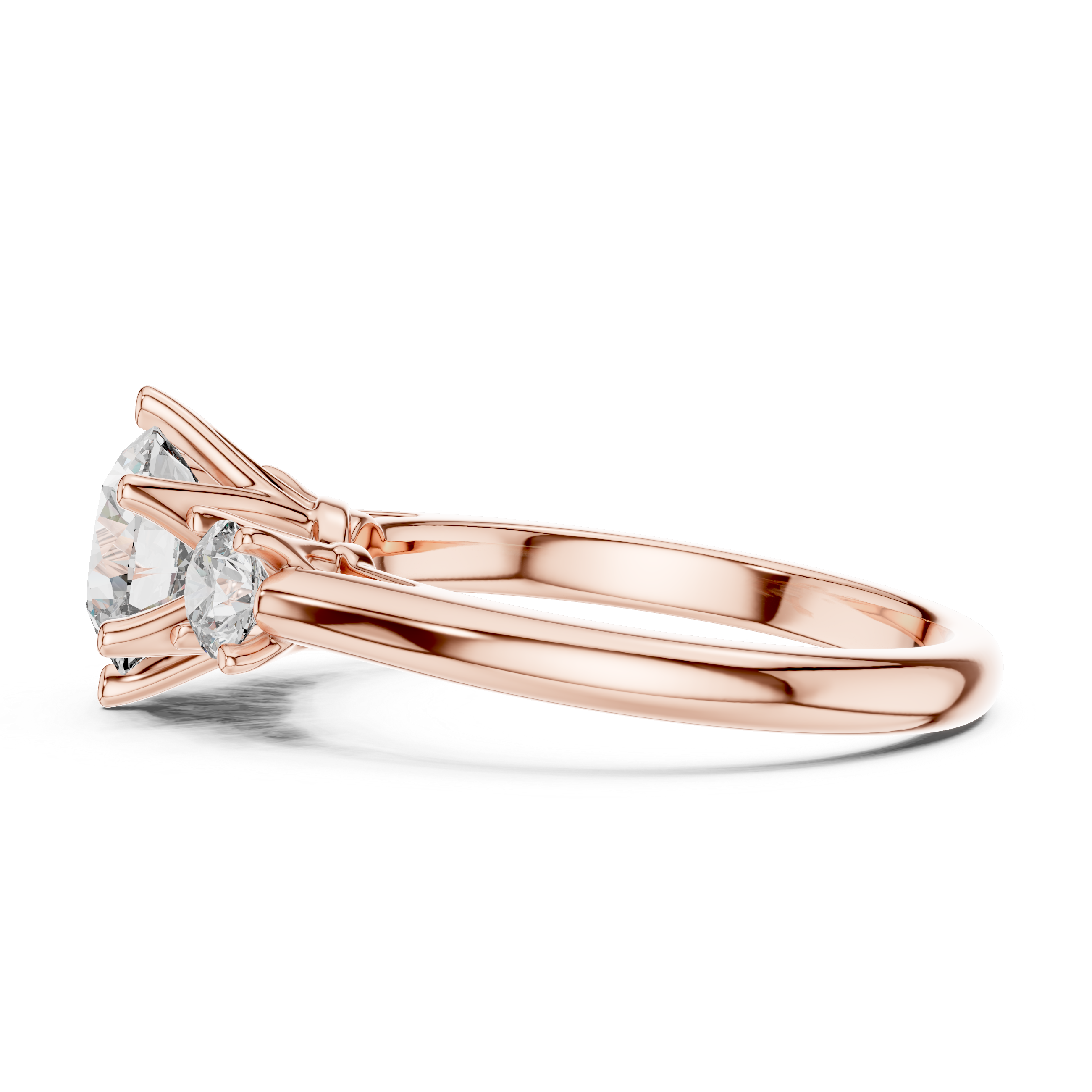 Oval Three-Stone Ring
