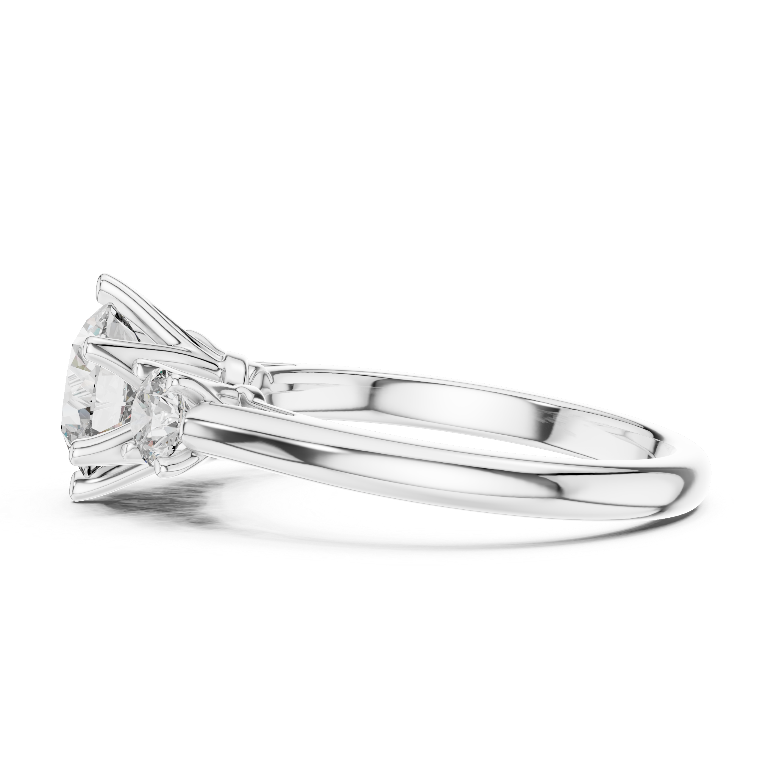 Oval Three-Stone Ring