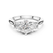 Oval Three-Stone Ring