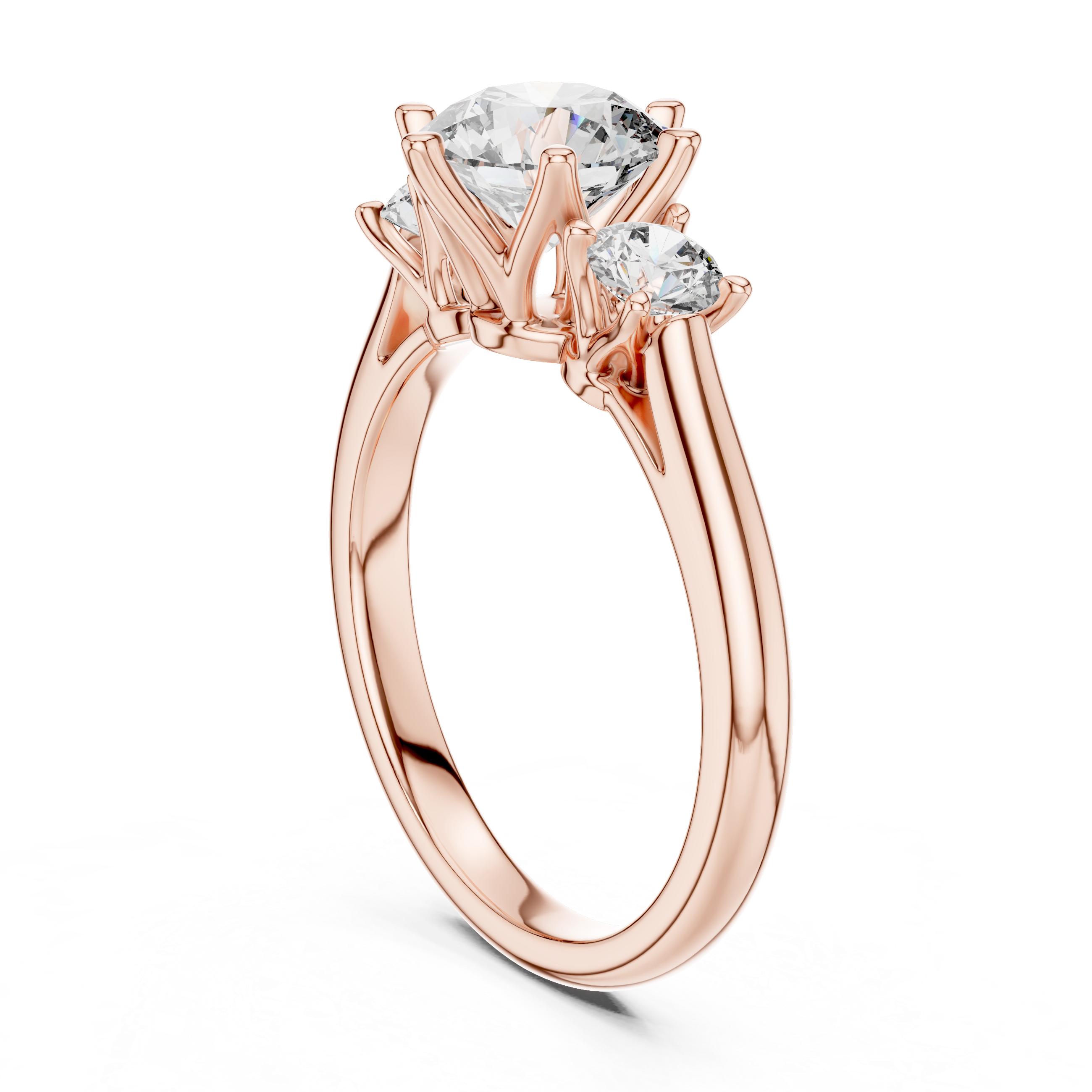 Oval Three-Stone Ring