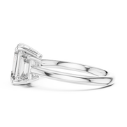 Emerald Three-Stone Ring