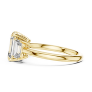 Emerald Three-Stone Ring