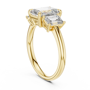 Emerald Three-Stone Ring