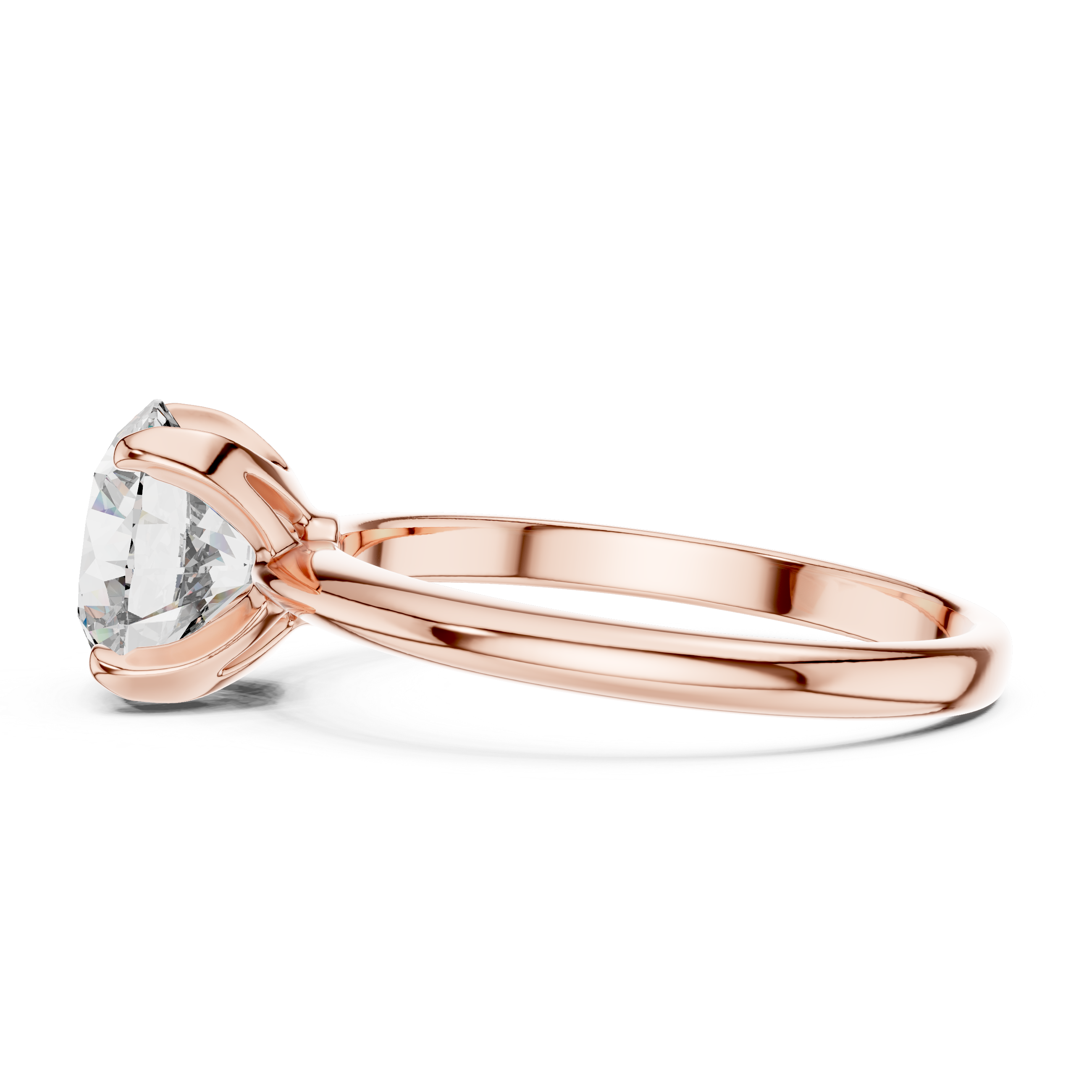 Round Brilliant Solitaire Ring – Bold Solitaire