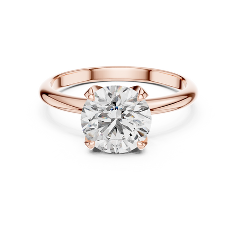 Round Brilliant Solitaire Ring – Bold Solitaire