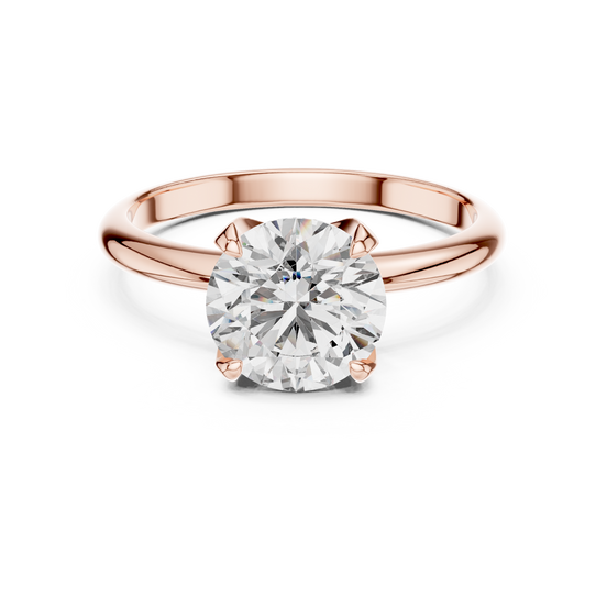 Round Brilliant Solitaire Ring – Bold Solitaire
