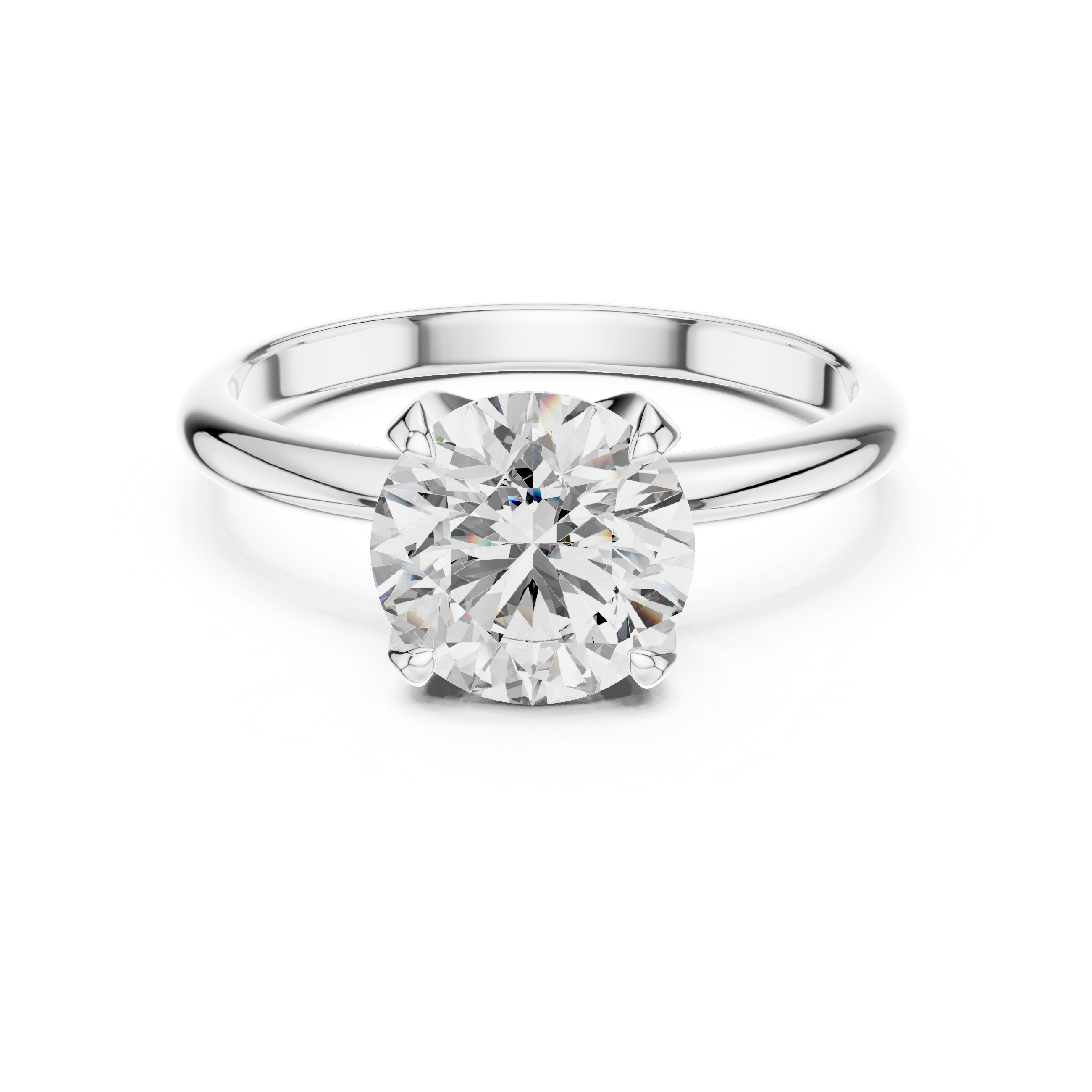 Round Brilliant Solitaire Ring – Bold Solitaire
