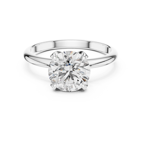 Round Brilliant Solitaire Ring – Bold Solitaire