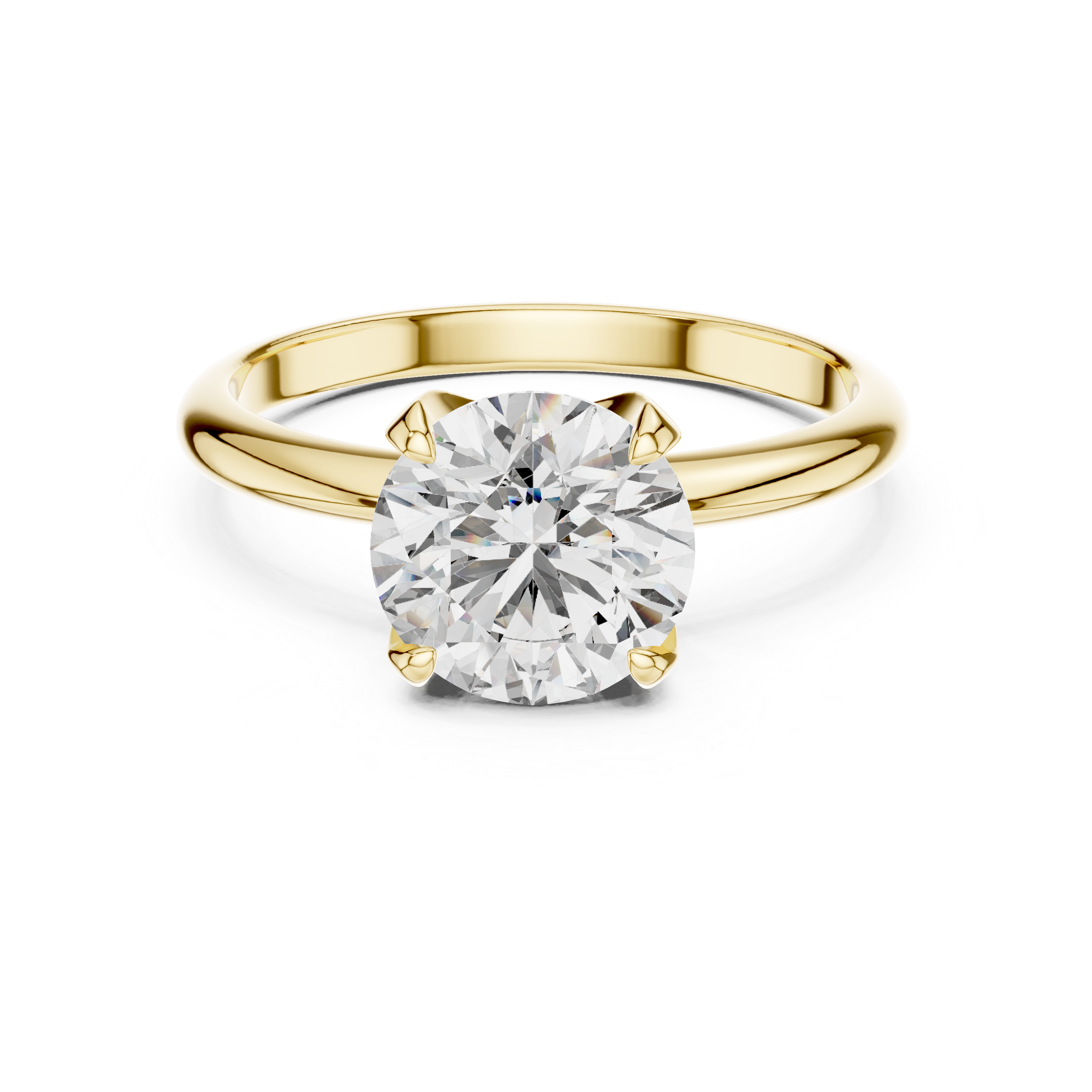 Round Brilliant Solitaire Ring – Bold Solitaire