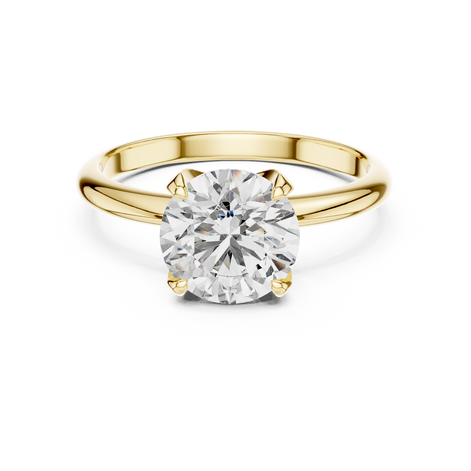 Round Brilliant Solitaire Ring – Bold Solitaire