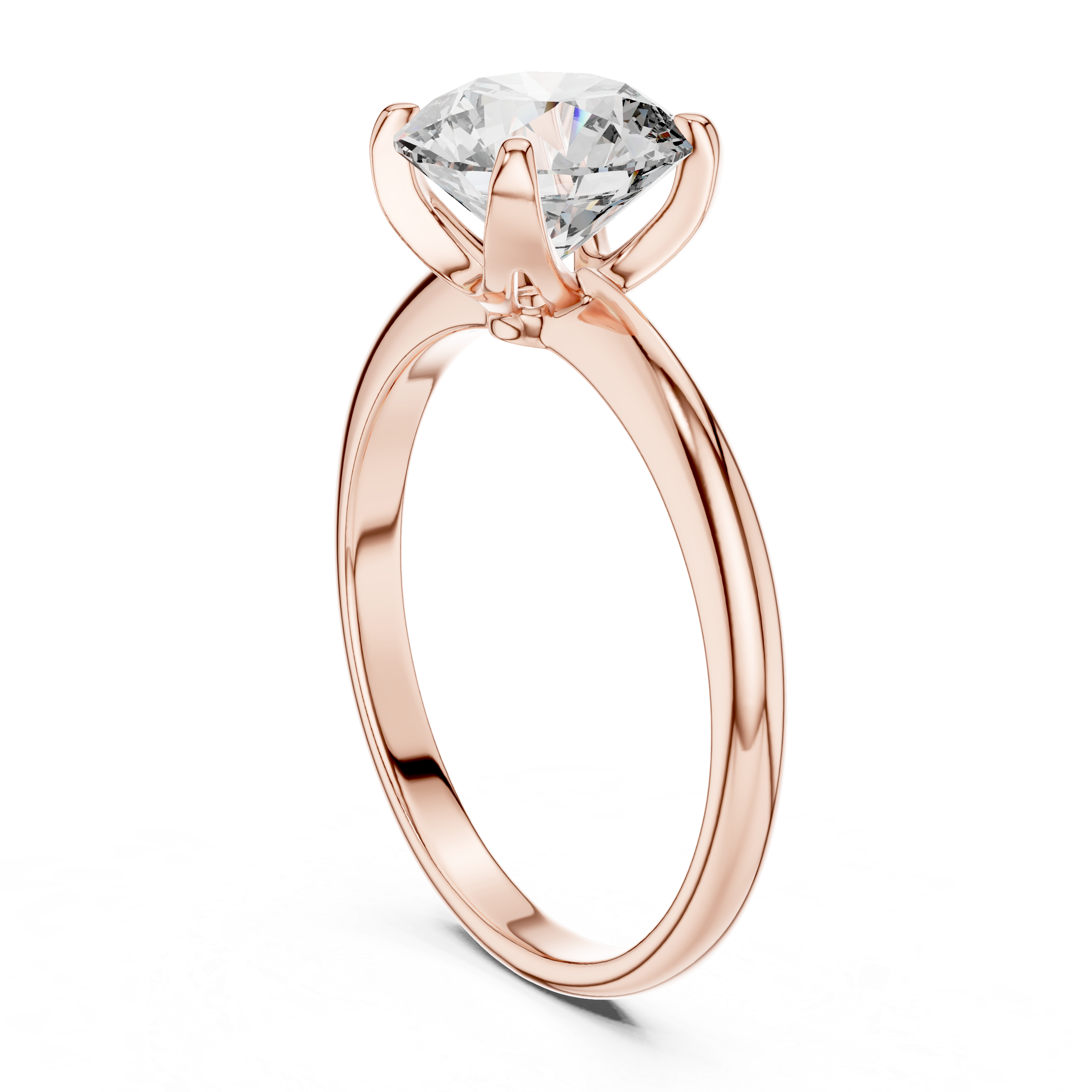 Round Brilliant Solitaire Ring – Bold Solitaire