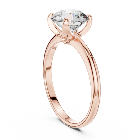 Round Brilliant Solitaire Ring – Bold Solitaire