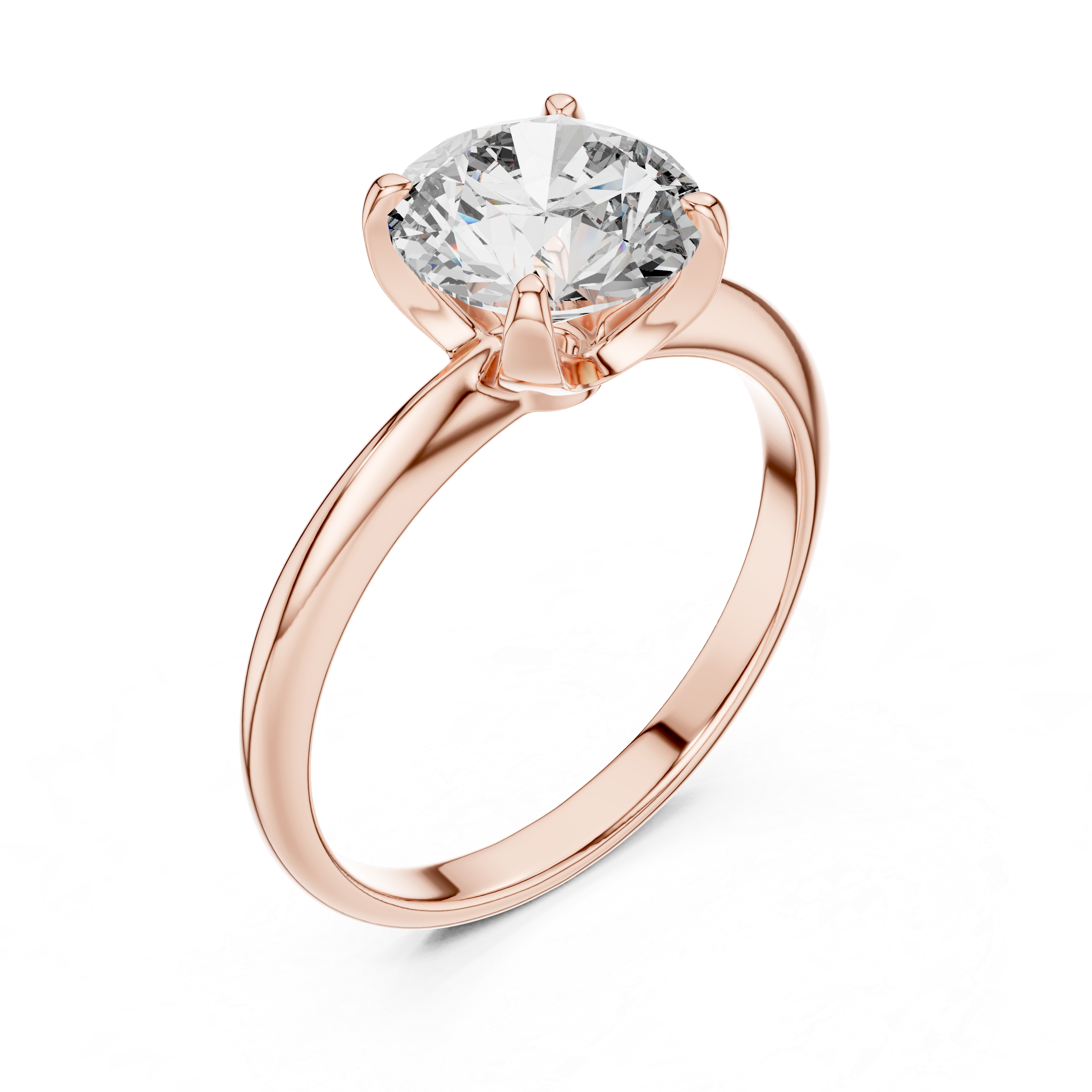 Round Brilliant Solitaire Ring – Bold Solitaire