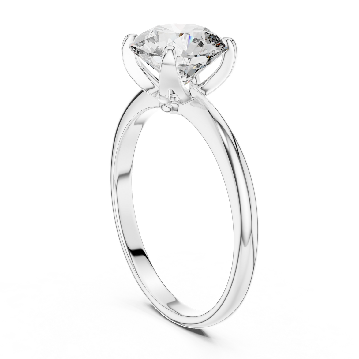 Round Brilliant Solitaire Ring – Bold Solitaire