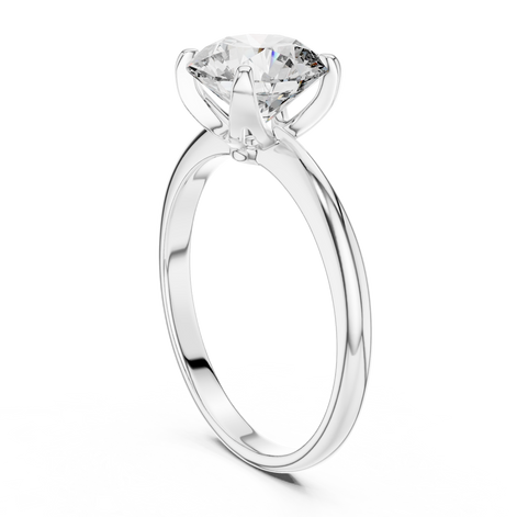 Round Brilliant Solitaire Ring – Bold Solitaire
