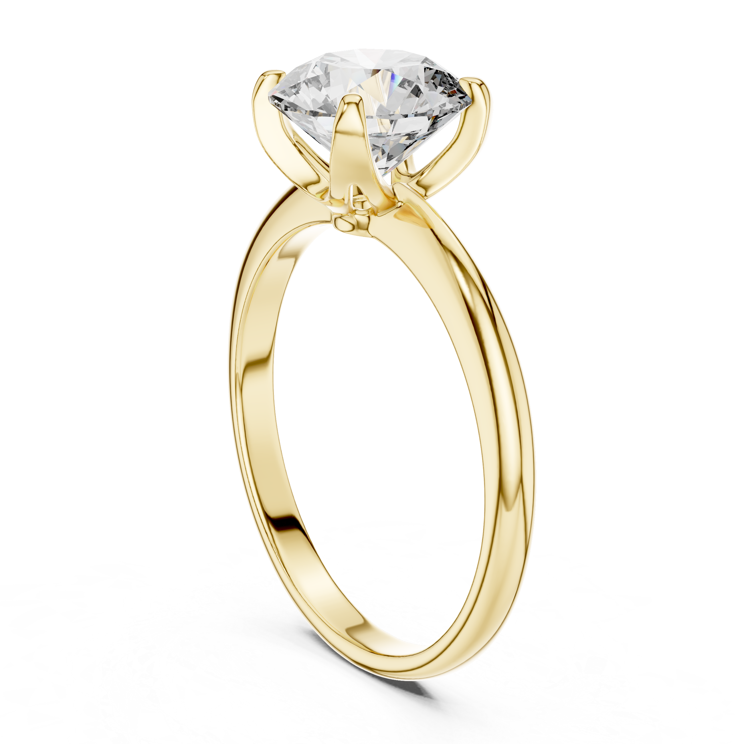 Round Brilliant Solitaire Ring – Bold Solitaire