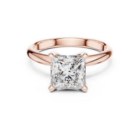 Princess Solitaire Ring