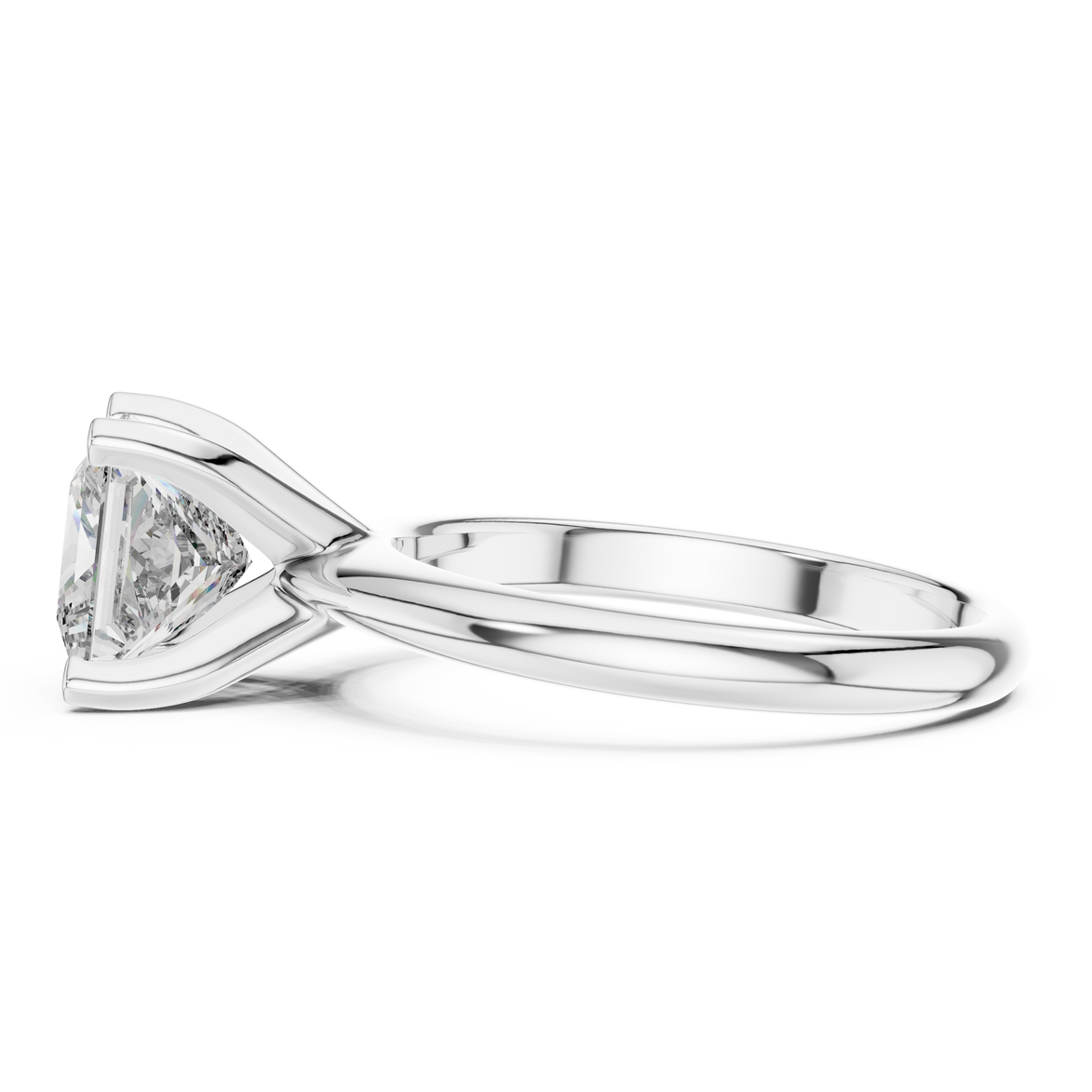 Princess Solitaire Ring