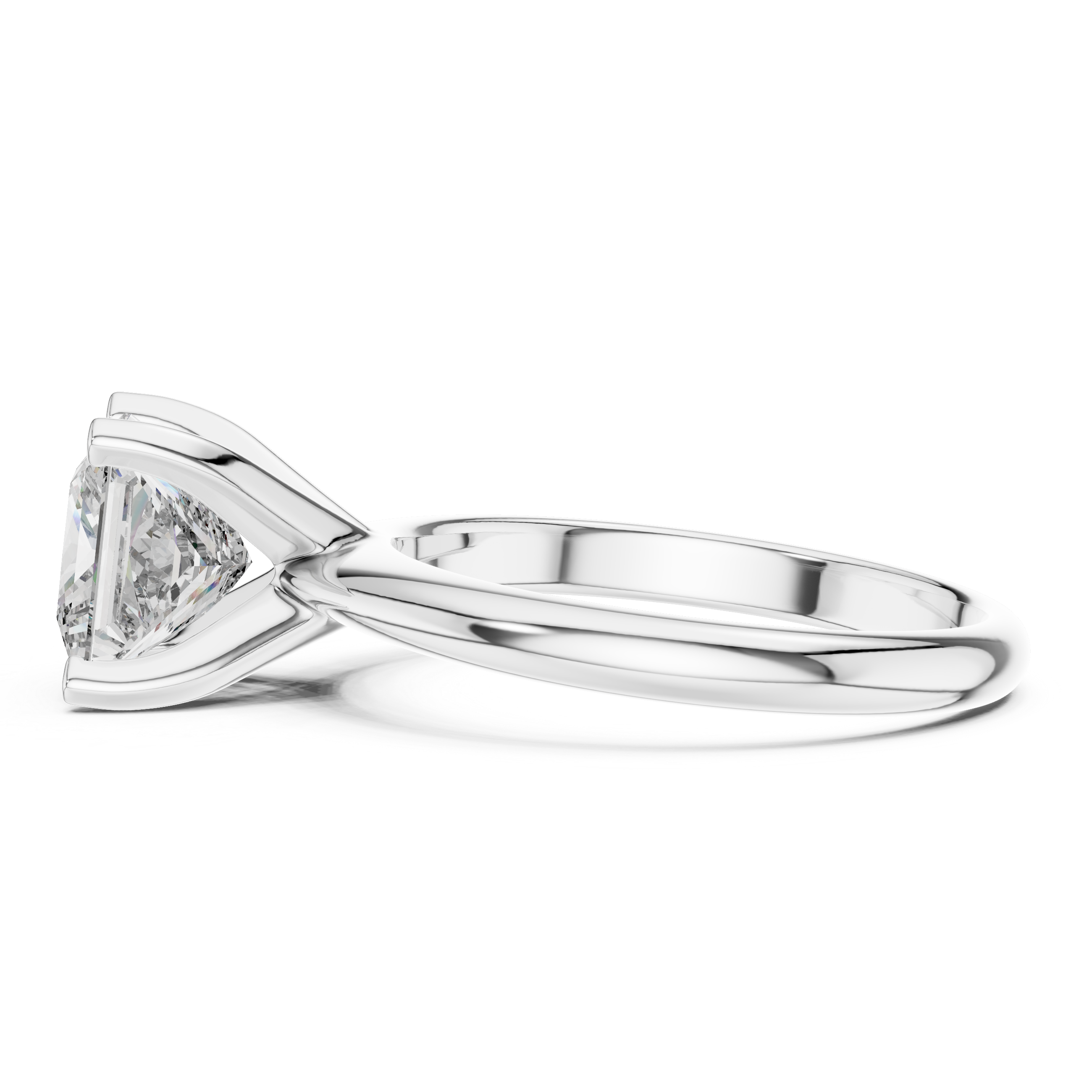 Princess Solitaire Ring
