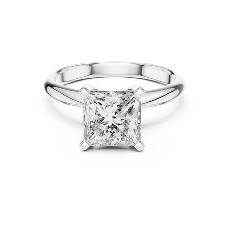 Princess Solitaire Ring