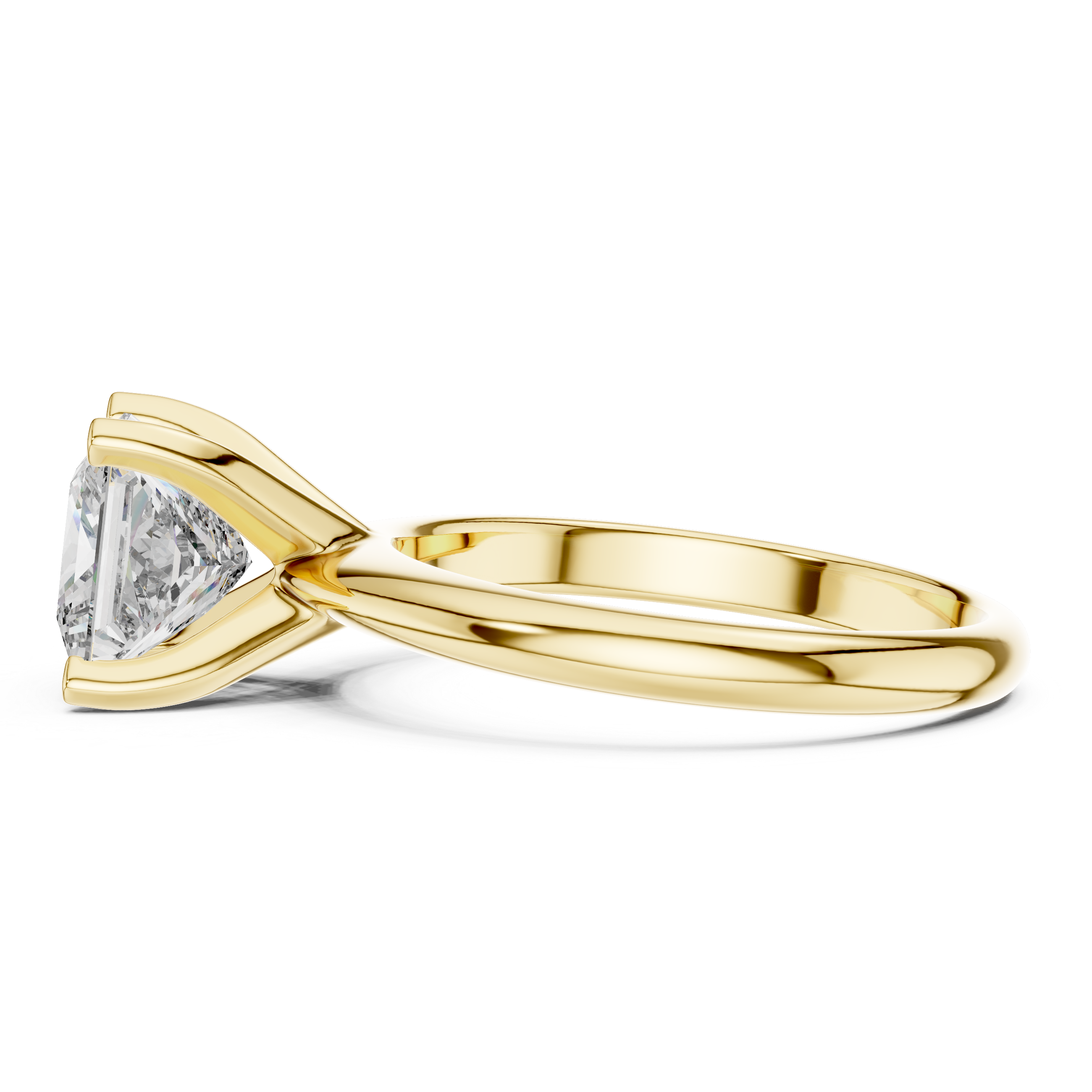 Princess Solitaire Ring