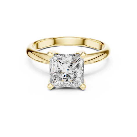 Princess Solitaire Ring