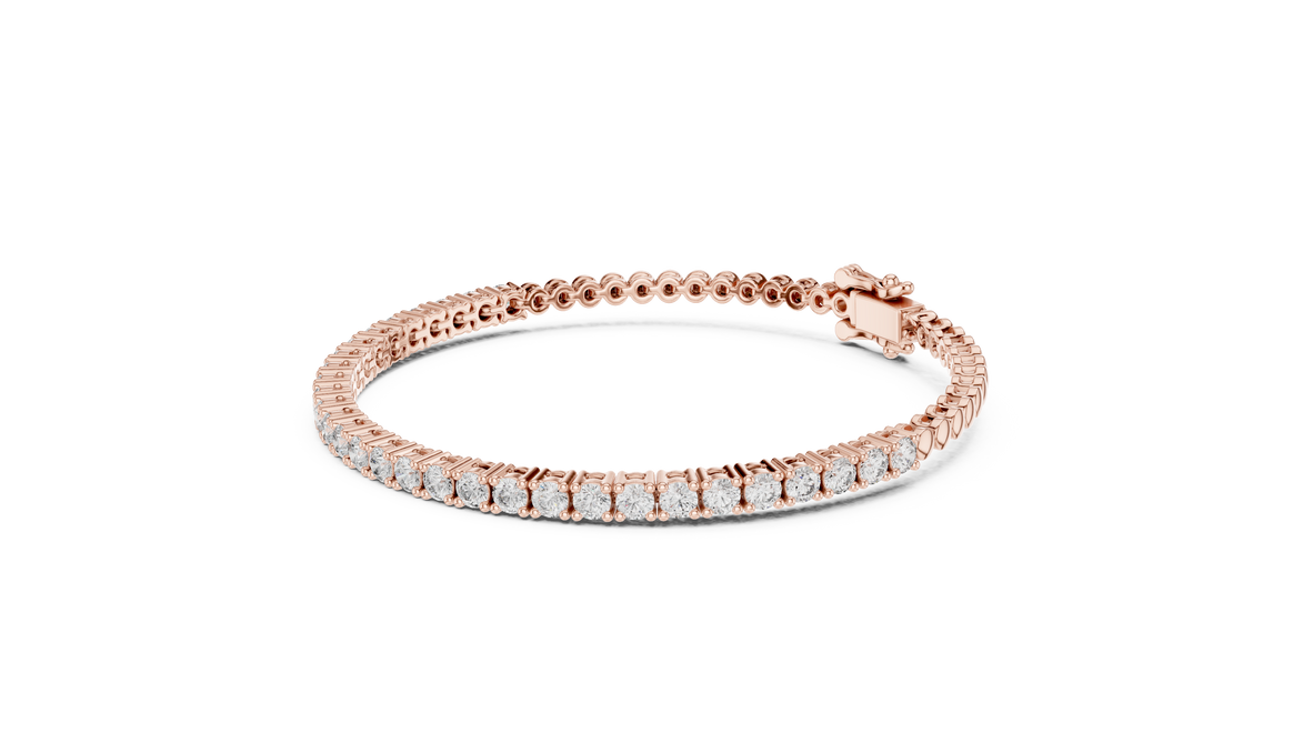 Round Brilliant Tennis Bracelet