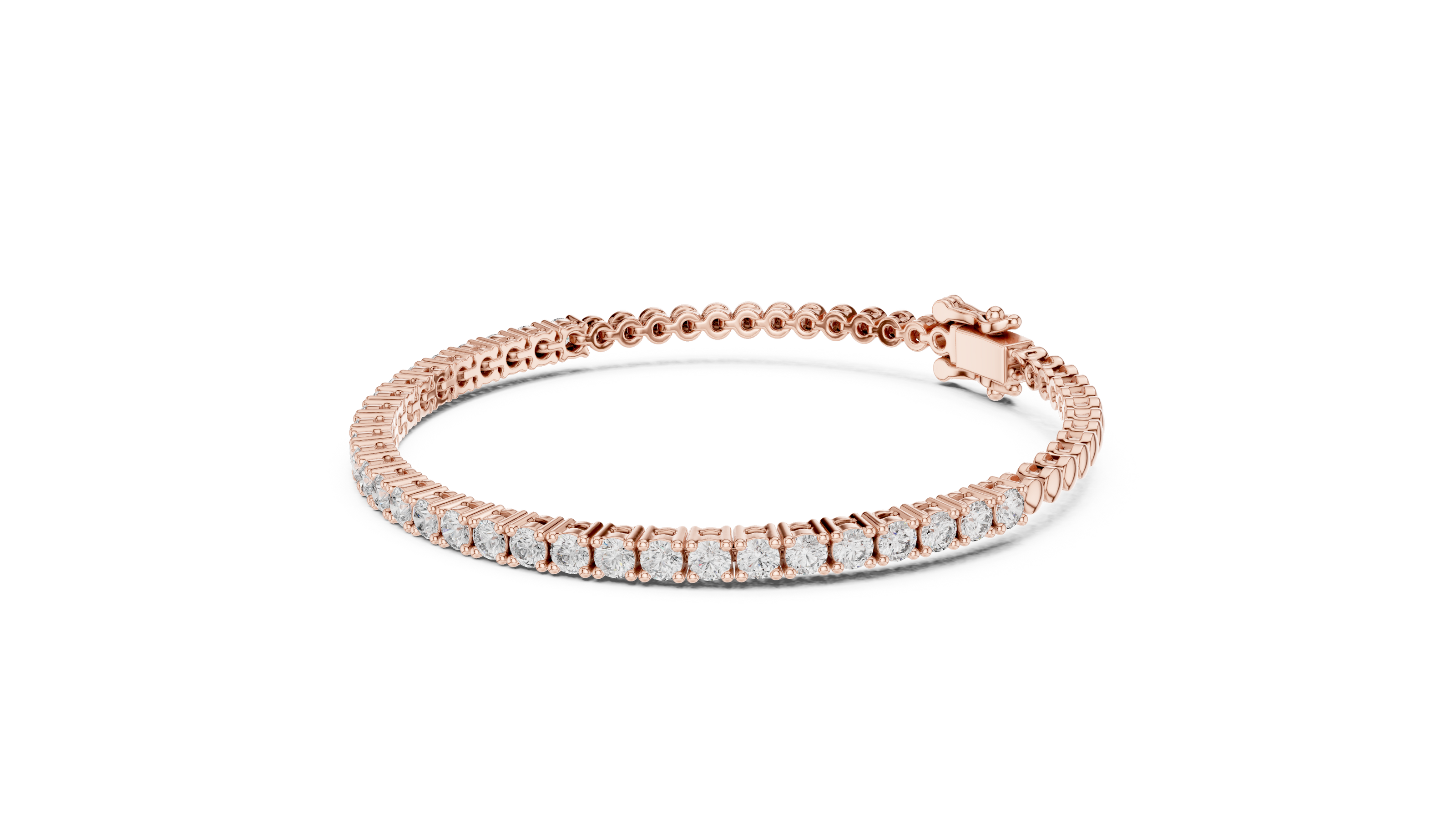 Round Brilliant Tennis Bracelet