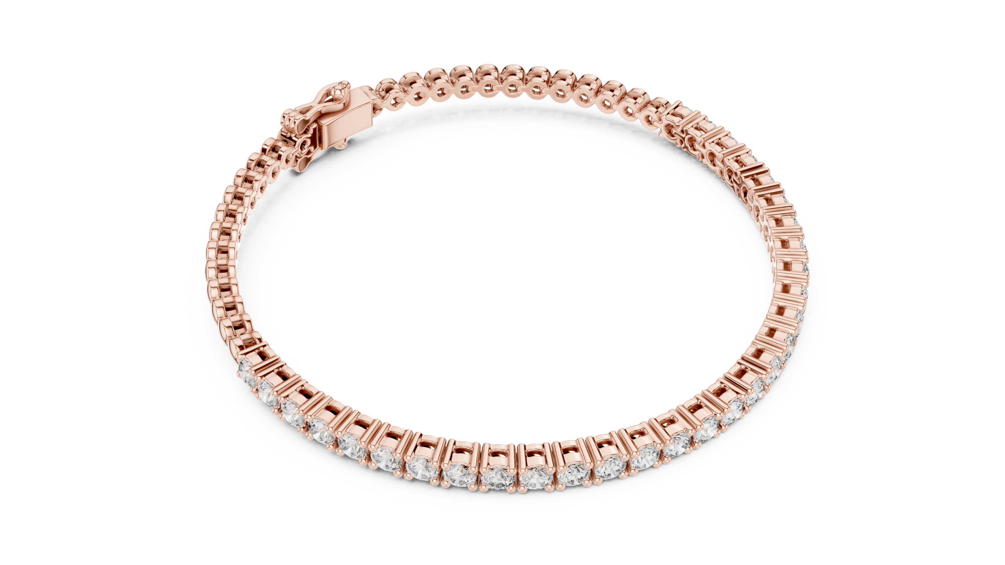 Round Brilliant Tennis Bracelet