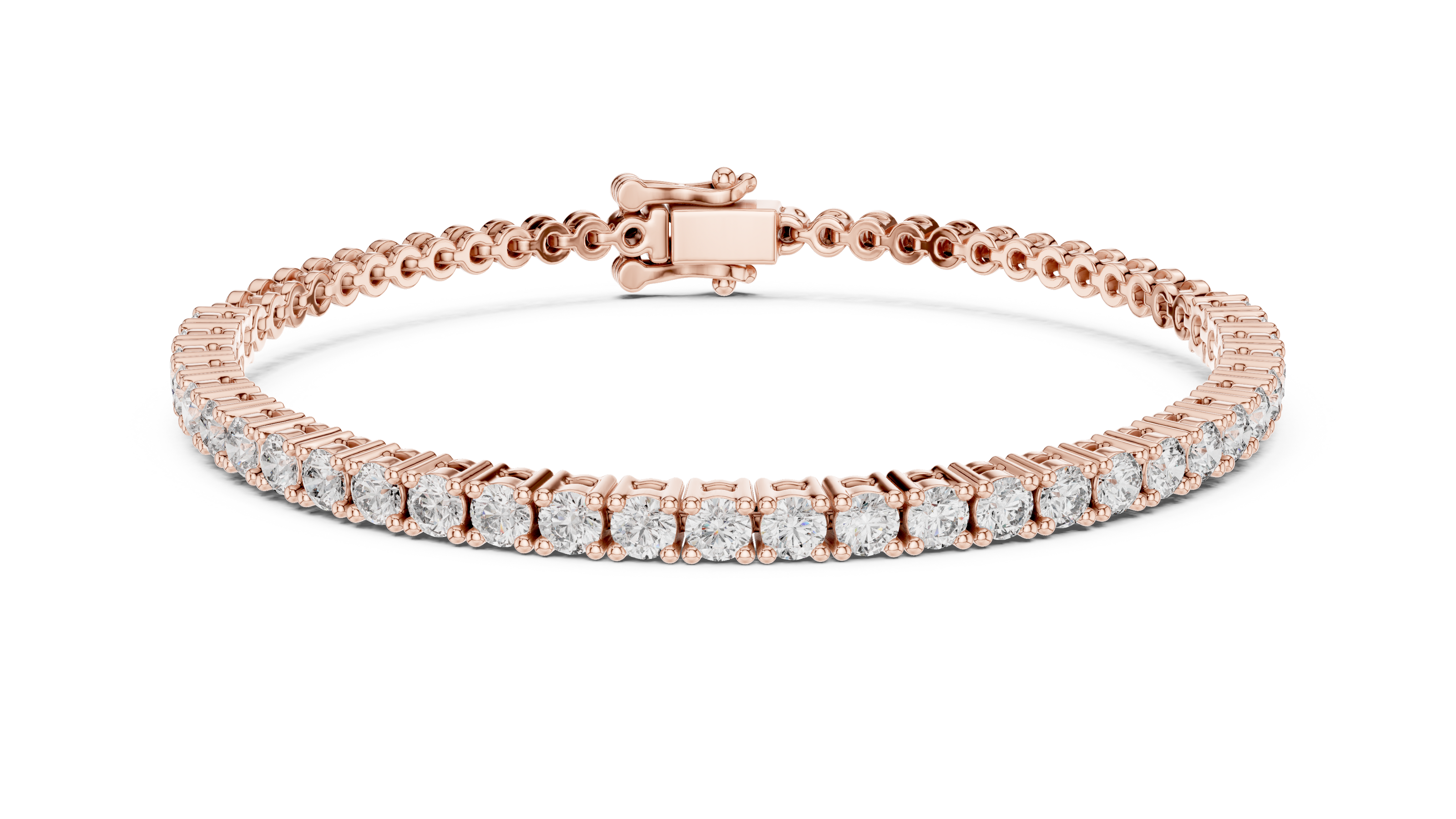 Round Brilliant Tennis Bracelet