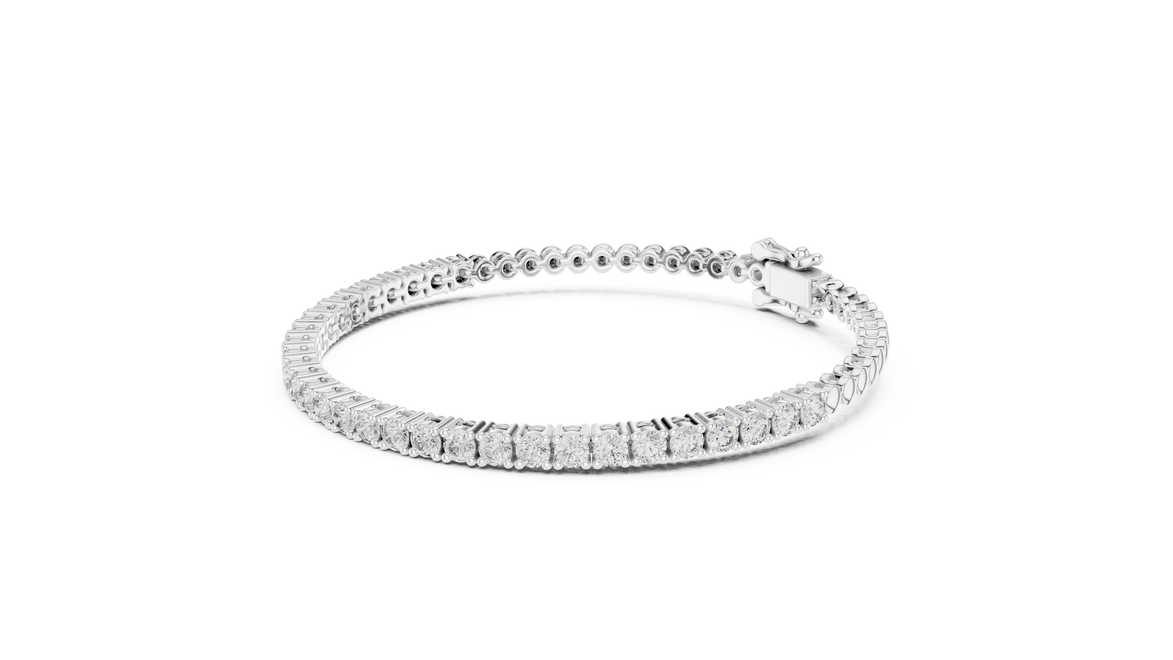 Round Brilliant Tennis Bracelet